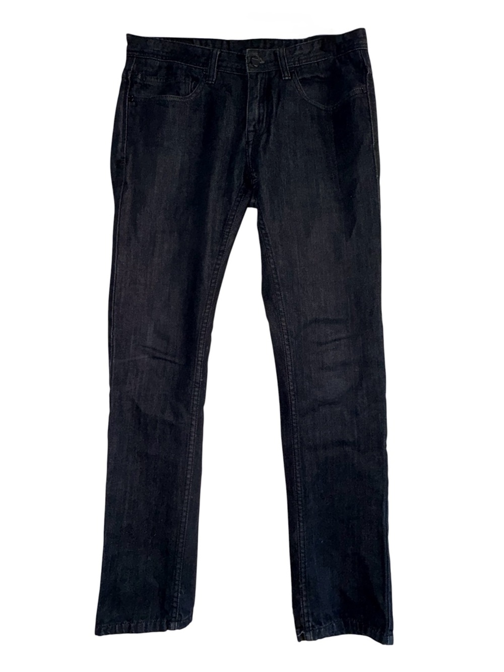 Comune Slim Straight Black Men's Jeans - Contemporary Fit